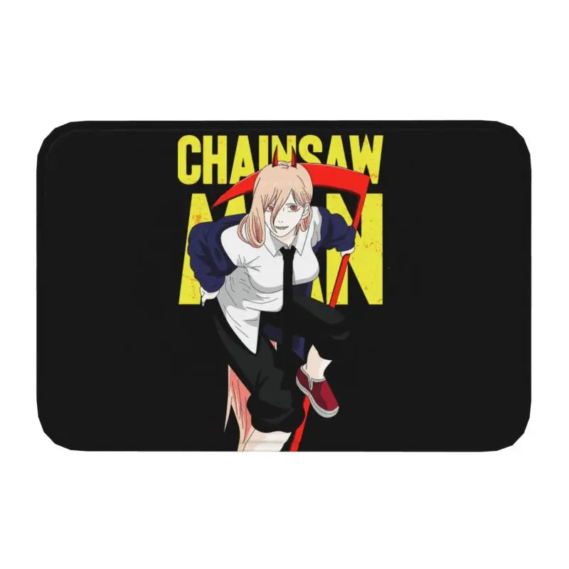 Chainsaw Man Anime Rug – Denji & Power Design