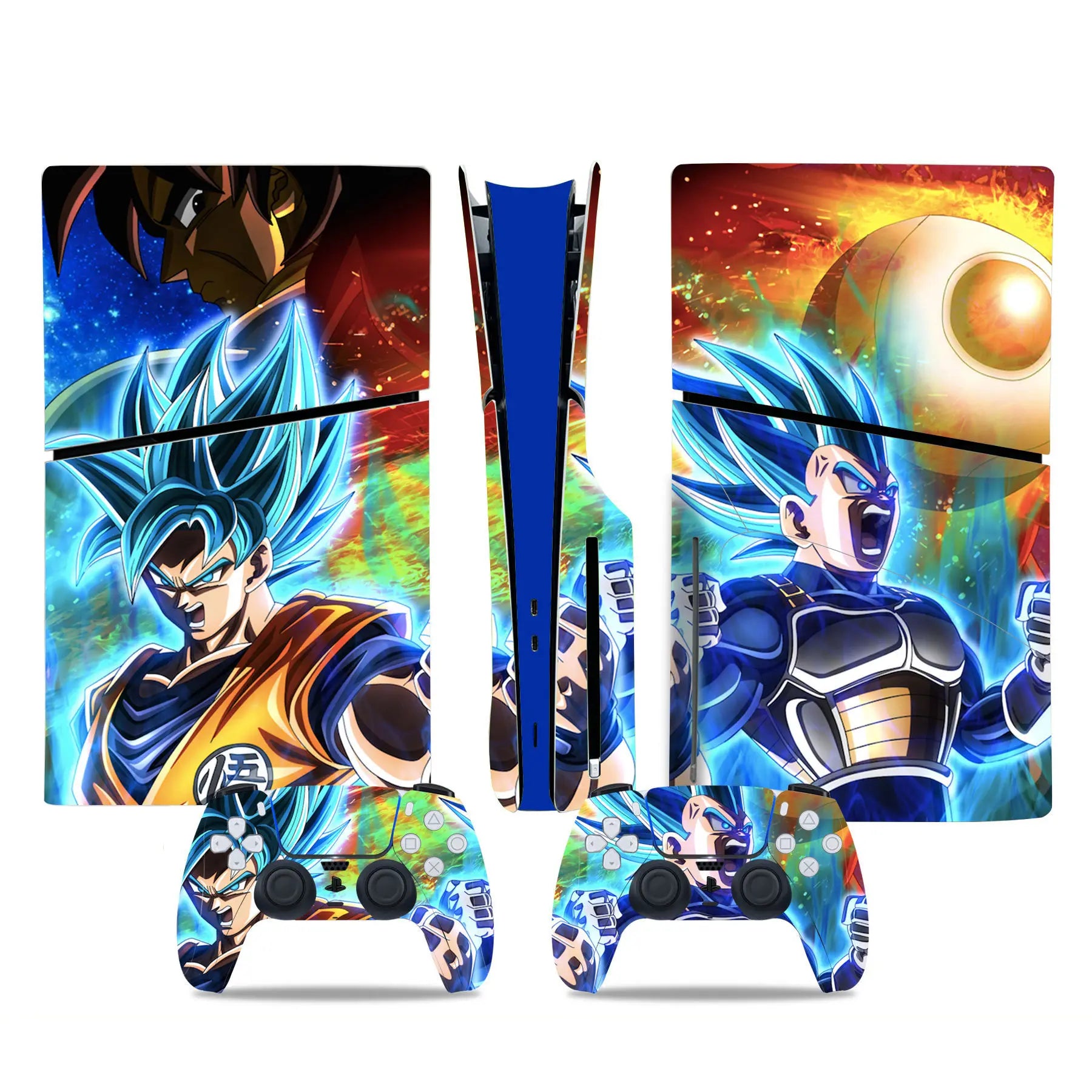 Dragon Ball Z PS5 Console and Controller Skin Set - Tokyowai