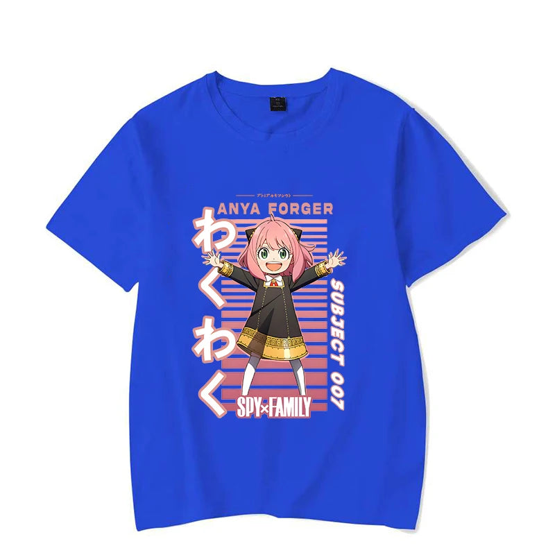 Anya Forger Spy x Family Oversized Black T-Shirt - Tokyowai