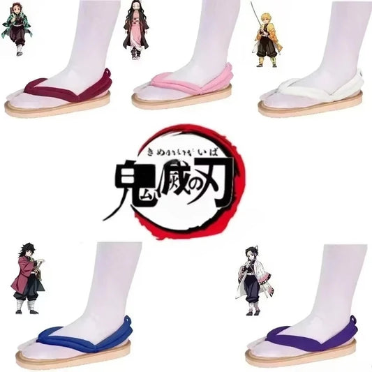 Demon Slayer Geta Sandals – Kimetsu no Yaiba Cosplay Footwear