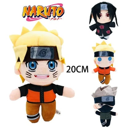 Naruto Plush Dolls – 20cm Soft Anime Character Plushies
