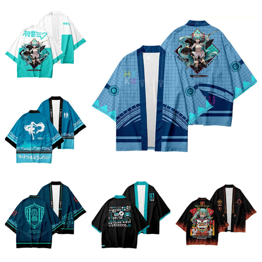 Hatsune Miku Anime Kimono Jacket – Unisex Haor