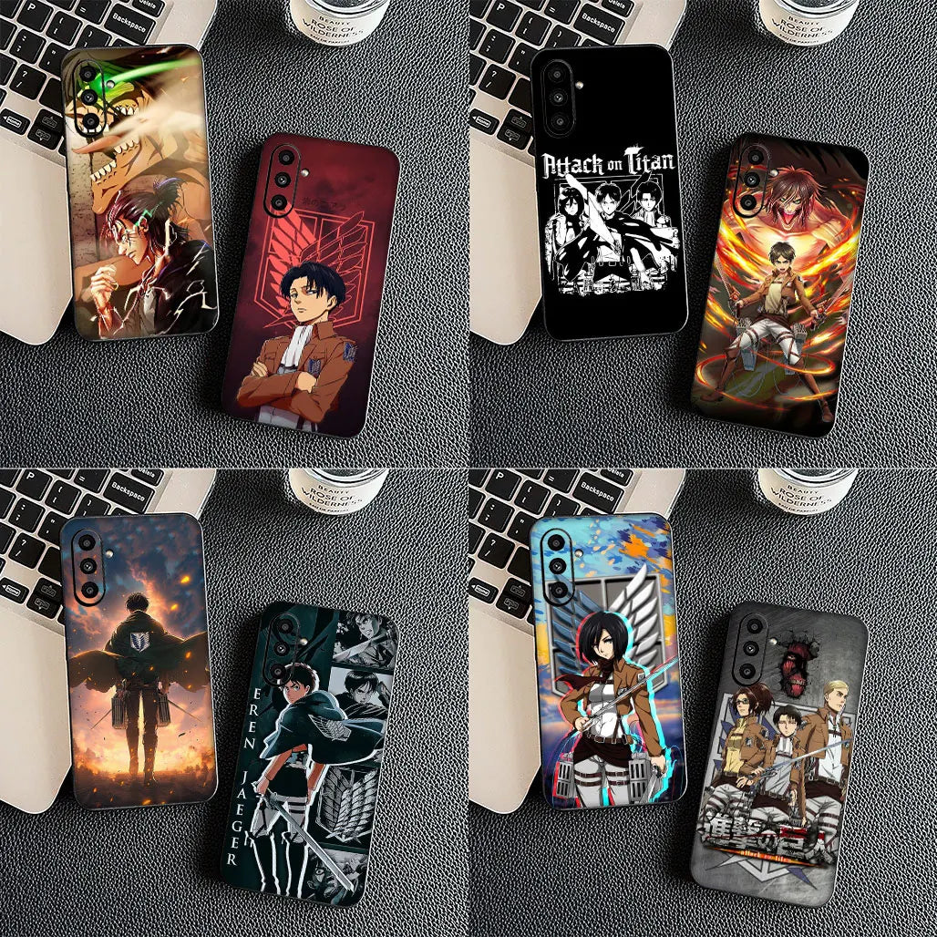 Attack on Titan Shockproof Armor Case with Ring Stand for Xiaomi Redmi Series