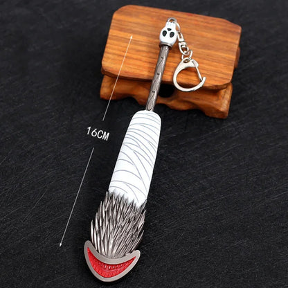 Naruto Keychain Kunai Shuriken Konoha Ninja Pendant - Tokyowai