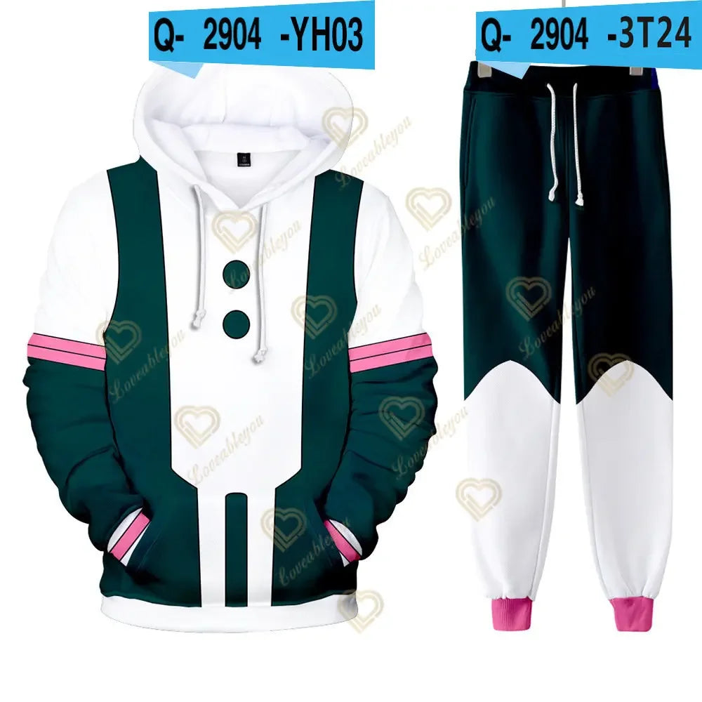 My Hero Academia Hoodies Unisex Clothing Sets - Tokyowai