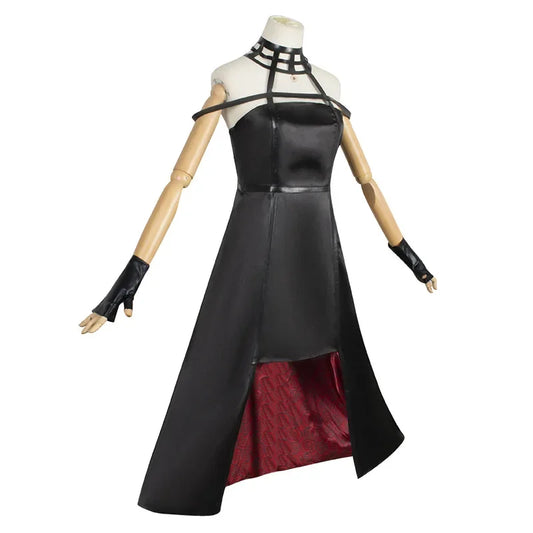 Spy X Family Yor Forger Cosplay Costume Dress Suit Black Red Skirt Set - Tokyowai