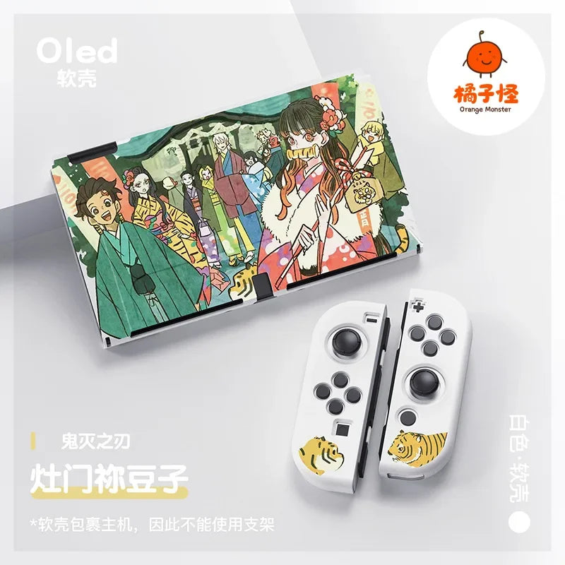 Demon Slayer Nintendo Switch Console Skin - Premium Anime Design for Switch & Switch OLED - Tokyowai