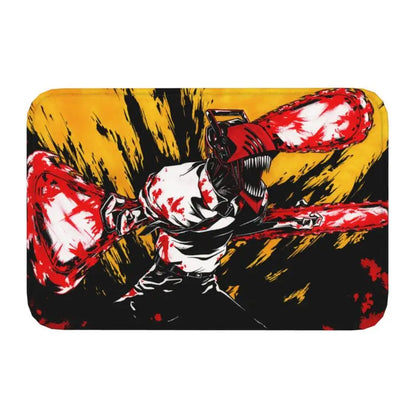 Chainsaw Man Anime Rug – Denji & Power Design