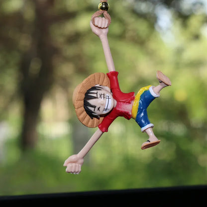 ONE PIECE Monkey D. Luffy Hanging Ornament – Stretch Arm Car Mirror Charm