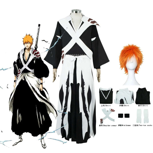 Bleach Thousand-Year Blood War Kurosaki Ichigo Cosplay Costume Wig - Tokyowai