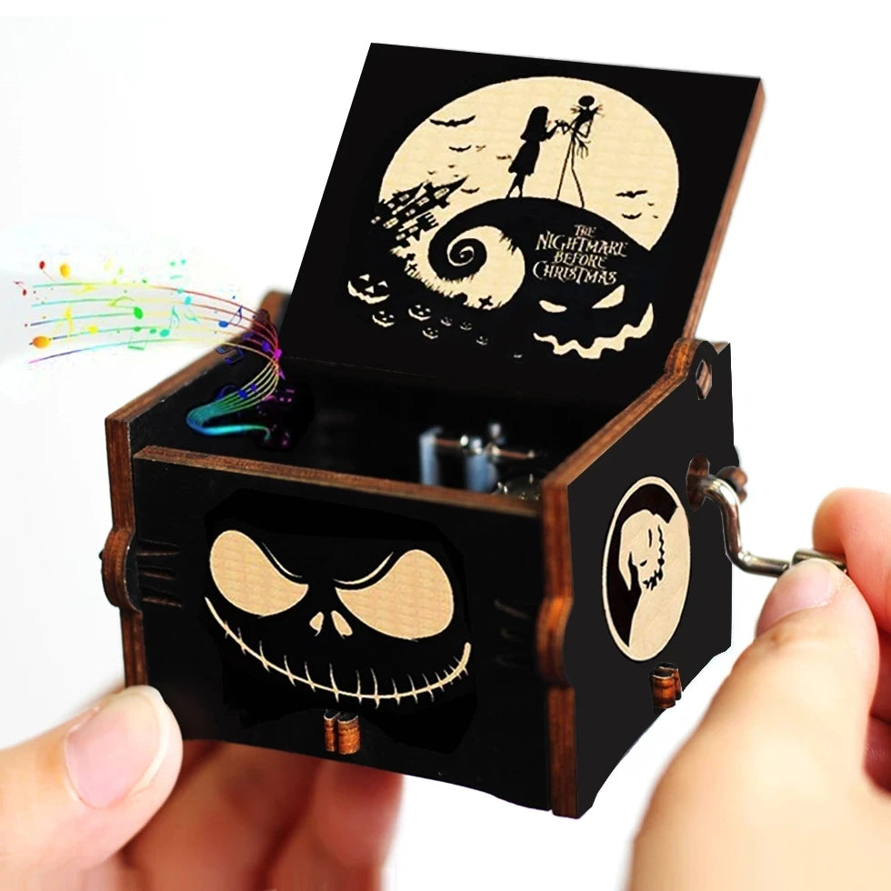One Piece “Binks’ Sake” Wooden Music Box – Hand-Cranked Collectible