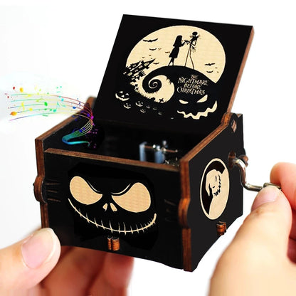 One Piece “Binks’ Sake” Wooden Music Box – Hand-Cranked Collectible