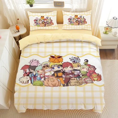 Naruto Anime Bedding Set -10 Unique Designs Featuring