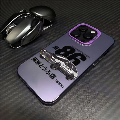 Initial D AE86 Tempered Glass Drift Phone Case