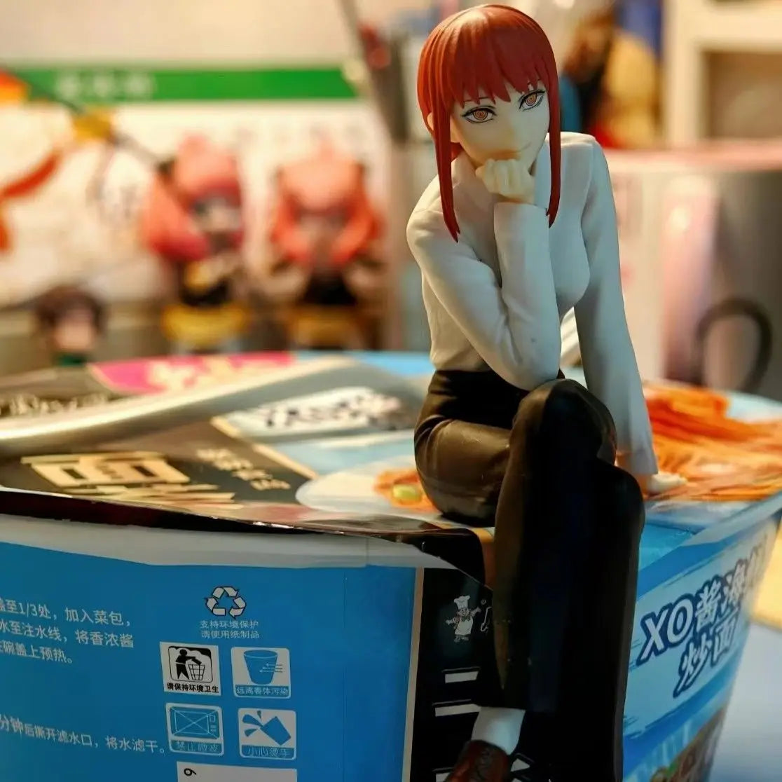 Chainsaw Man Ramen Cup Lid Figure – Makima Sitting Pose
