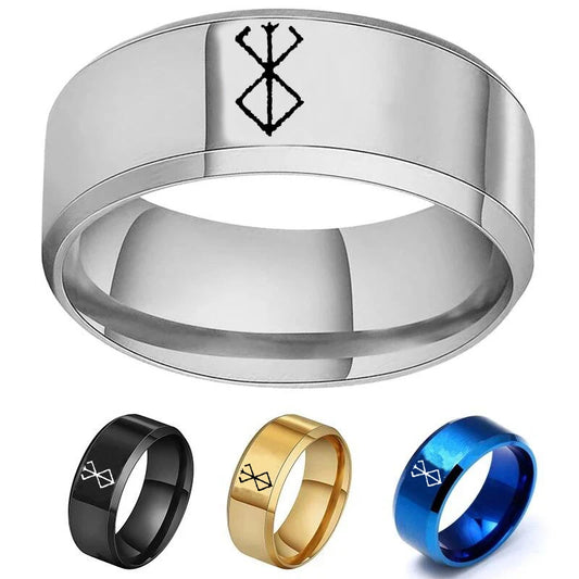 Berserk Brand of Sacrifice Stainless Steel Ring