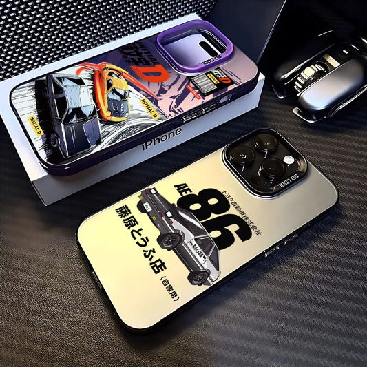 Initial D AE86 Tempered Glass Drift Phone Case