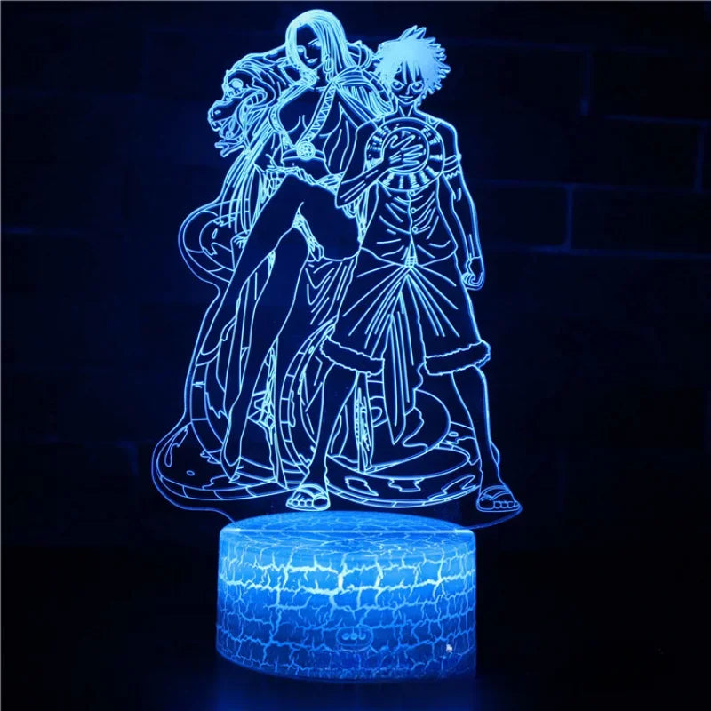 One Piece LED Night Light –26 Character & Symbol Variants