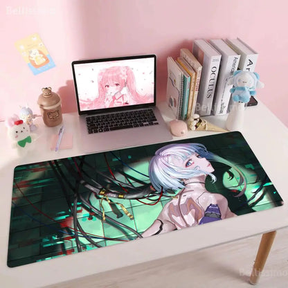 Cyberpunk Edgerunners RGB Gaming Mouse Pad  Extended Desk Mat
