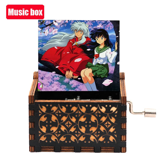 One Piece “Binks’ Sake” Wooden Music Box – Hand-Cranked Collectible