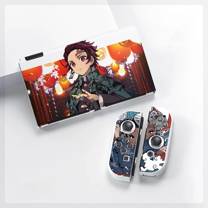 Demon Slayer Nintendo Switch Console Skin - Premium Anime Design for Switch & Switch OLED - Tokyowai