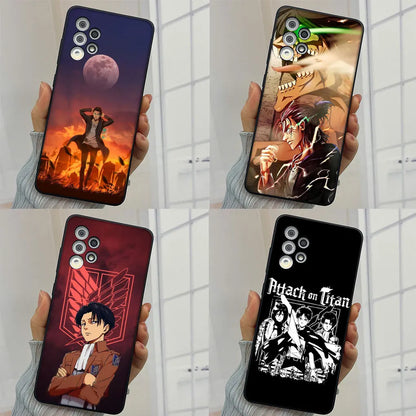 Attack on Titan Shockproof Armor Case with Ring Stand for Xiaomi Redmi Series