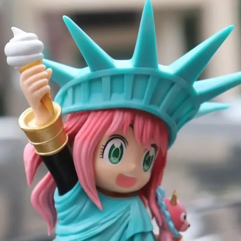 Spy X Family Figure Anya Forger Statue Of Liberty 20cm - Tokyowai