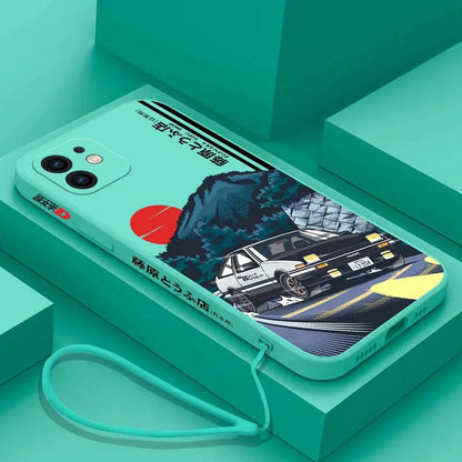 Initial D AE86 Mountain Drift iPhone Case
