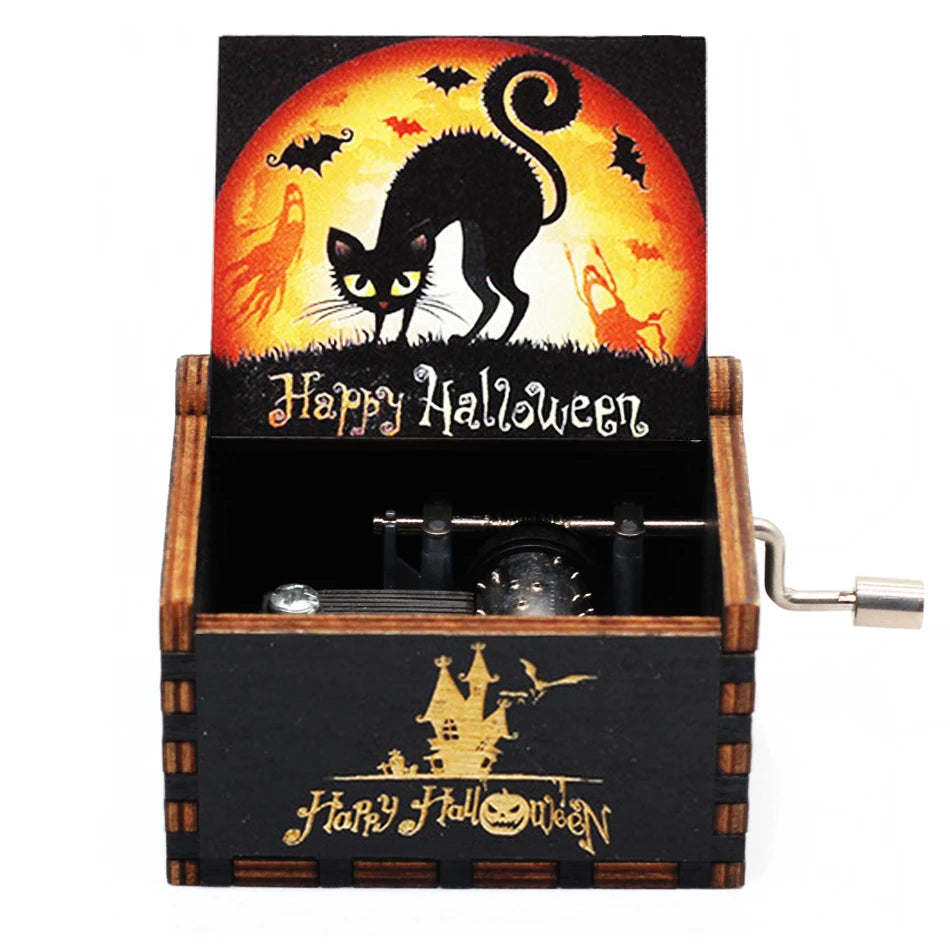 One Piece “Binks’ Sake” Wooden Music Box – Hand-Cranked Collectible