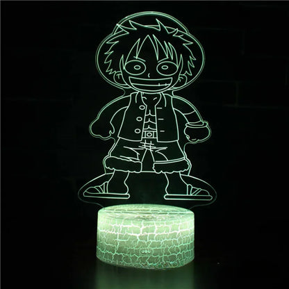 One Piece LED Night Light –26 Character & Symbol Variants