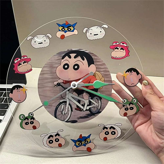 Crayon Shin-Chan Acrylic Clock - Tokyowai