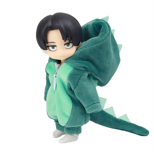 Attack on Titan Levi Ackerman in Dinosaur Onesie Plush Figure - Tokyowai