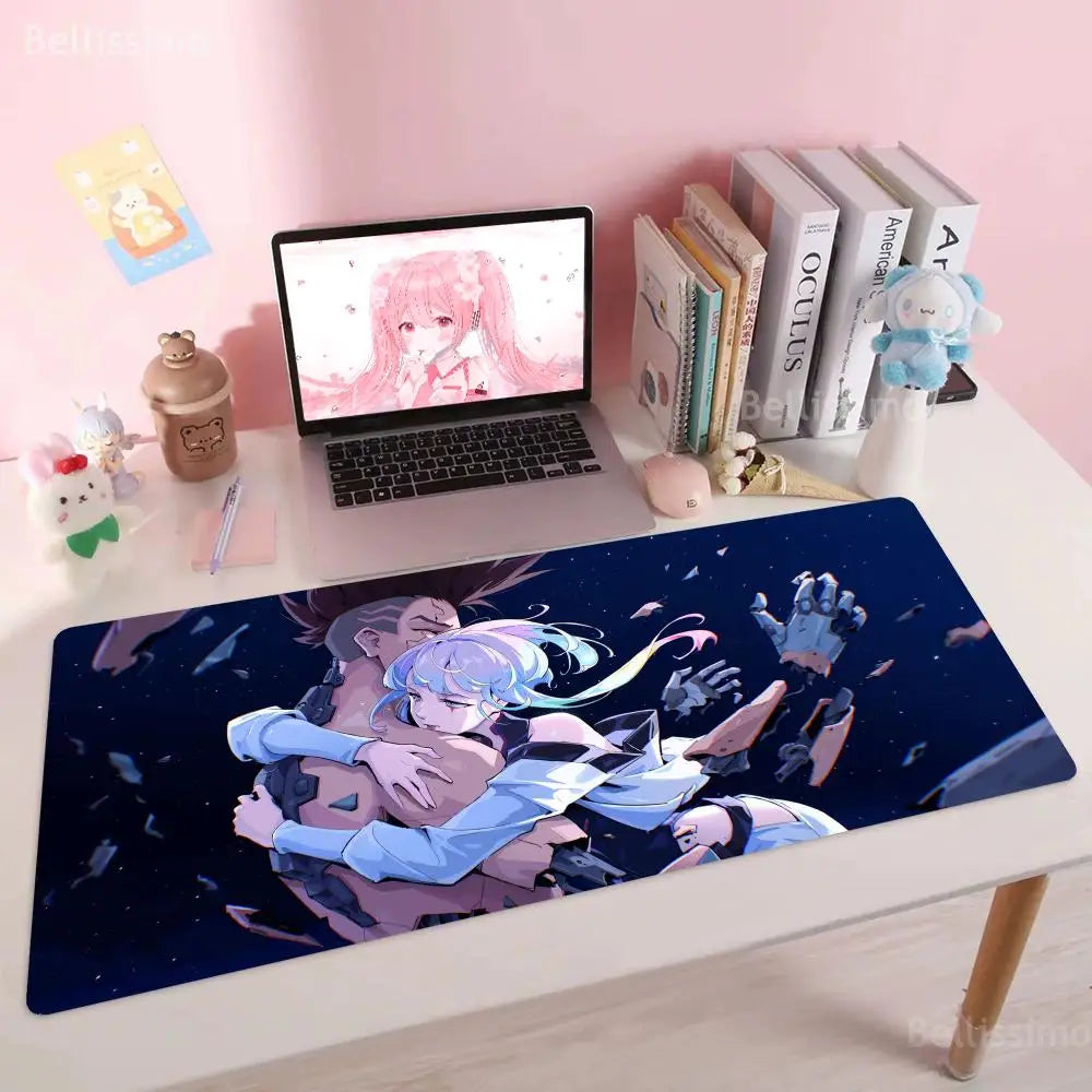Cyberpunk Edgerunners RGB Gaming Mouse Pad  Extended Desk Mat