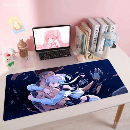 Cyberpunk Edgerunners RGB Gaming Mouse Pad  Extended Desk Mat