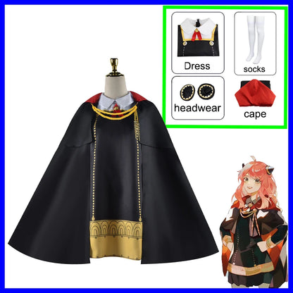 Spy x Family Anya Forger Cosplay Dress Set
