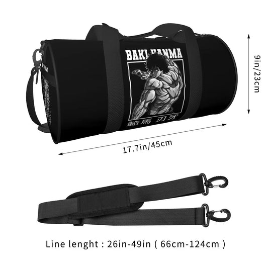Baki Hanma Gym Bag Large Capacity - Tokyowai