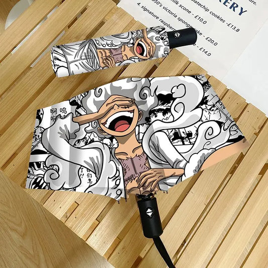 One Piece Luffy Nika Fold Umbrella - Tokyowai