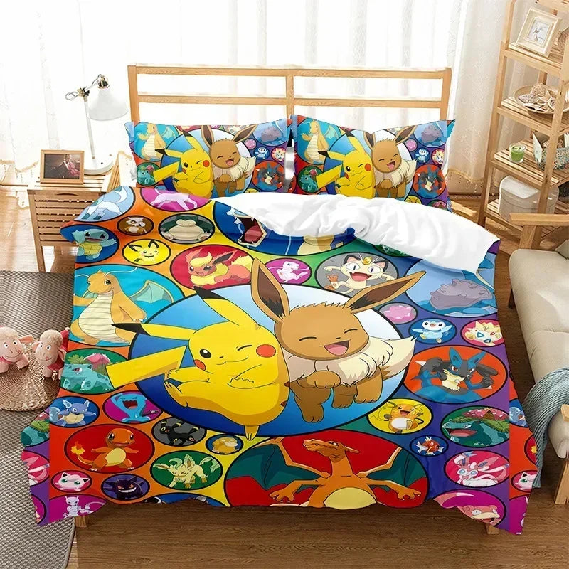 Pokémon Pikachu & Eevee Bedding Set - Tokyowai