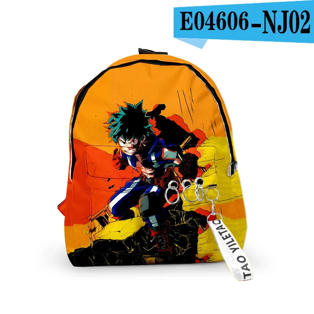 My Hero Academia Backpack Canvas Schoolbag Unisex - Tokyowai