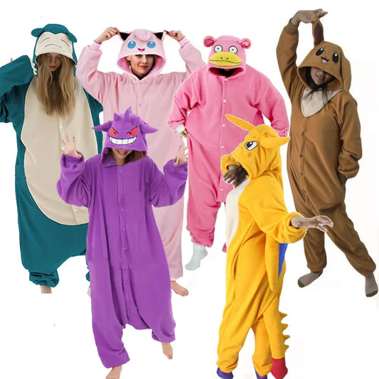 Pokémon Themed Cozy Onesie Pajamas - Tokyowai