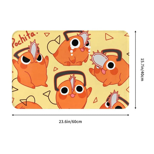 Chainsaw Man Anime Rug – Denji & Power Design