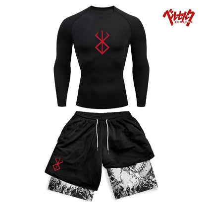 Berserk Compression Set – Brand of Sacrifice Rash Guard and Shorts