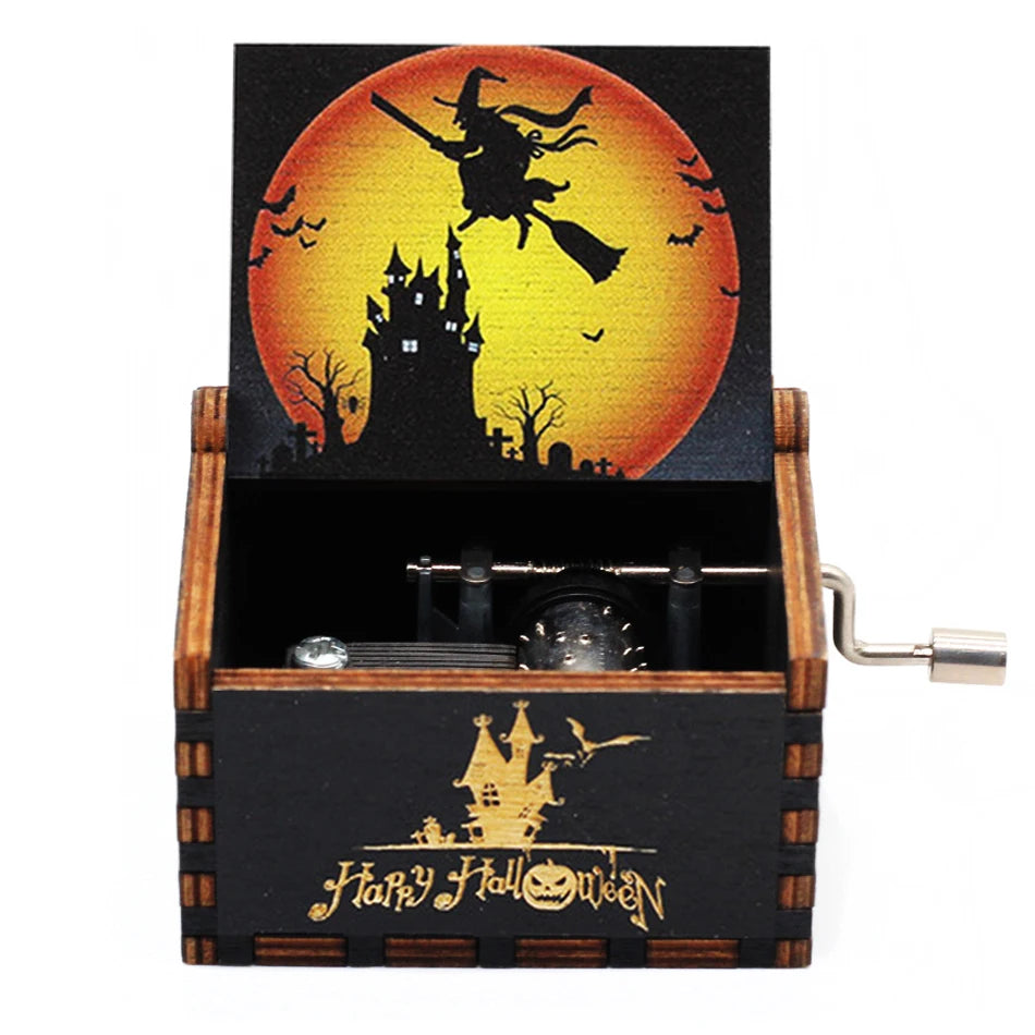 One Piece “Binks’ Sake” Wooden Music Box – Hand-Cranked Collectible