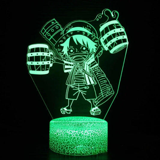 One Piece LED Night Light –26 Character & Symbol Variants