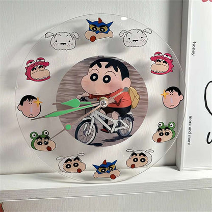 Crayon Shin-Chan Acrylic Clock - Tokyowai