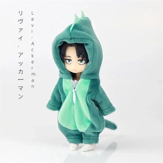 Attack on Titan Levi Ackerman in Dinosaur Onesie Plush Figure - Tokyowai