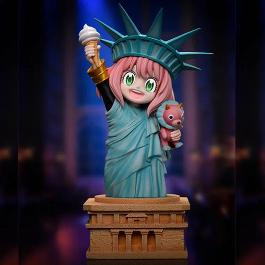 Spy X Family Figure Anya Forger Statue Of Liberty 20cm - Tokyowai