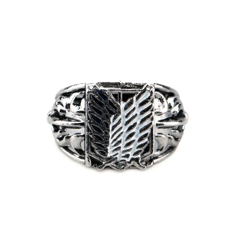 Attack on Titan Rings – Military Emblem Alloy Ring Collection