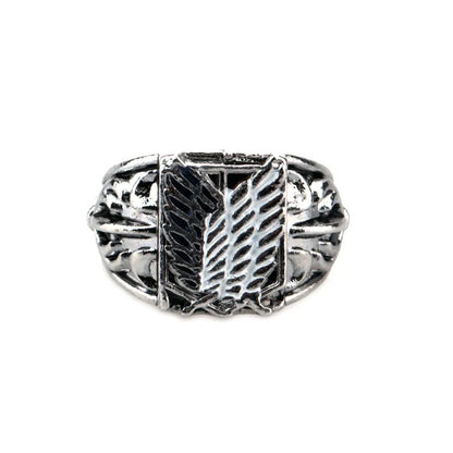 Attack on Titan Rings – Military Emblem Alloy Ring Collection