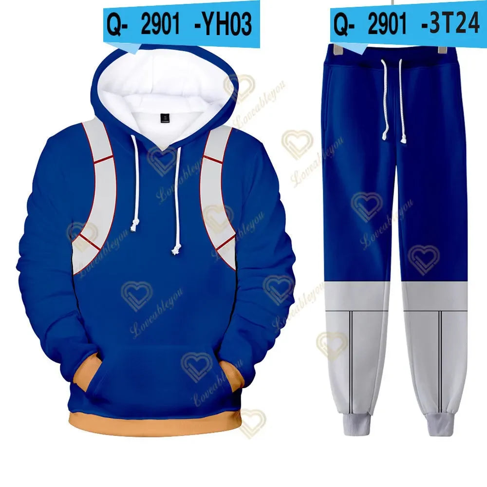 My Hero Academia Hoodies Unisex Clothing Sets - Tokyowai